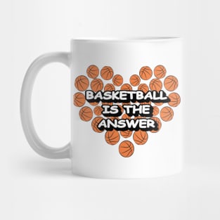 Basketball Is The Answer Mug